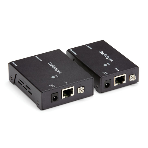 Juego kit extensor hdmi por cable utp cat5 6 poc 70m  .