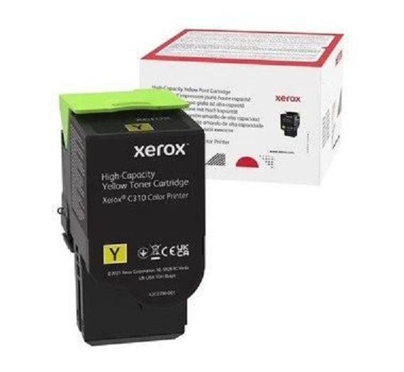 Tóner Xerox 006R04371 Amarillo 5500 Páginas Para Xerox C310