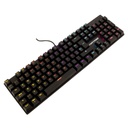 Teclado mecánico gamer vortred v-930440 - negro