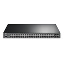 Tl-sg3452p switch l2+ administrable de 52 puertos gigabit, con 48 puertos poe+