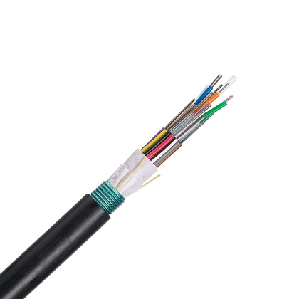 Cable de fibra óptica 6 hilos, osp (planta externa), armada, mdpe (polietileno de media densidad), multimodo om3 50/125 optimiza