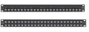 Patch panel z-max, blindado, de 24 puertos, modular, plano, 1ur