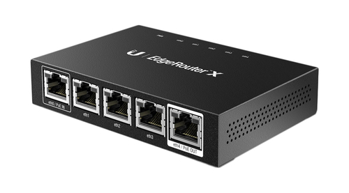 Edgerouter x de 5 puertos gigabit con funciones avanzadas de ruteo