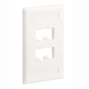 Placa De Pared Vertical Panduit CFPL4WHY De 4 Puertos