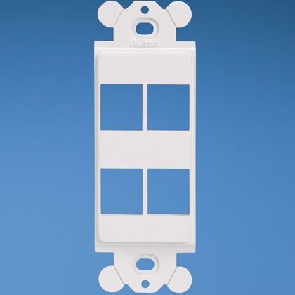 Marco Modular Panduit NK4MFIW 4 Puertos Netkey