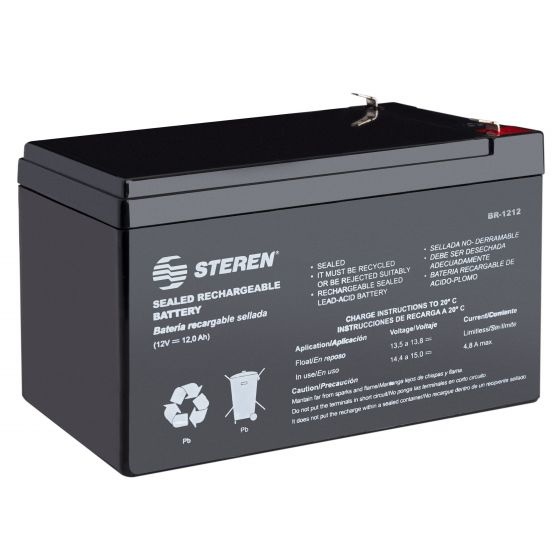 Batería Sellada Steren BR-1212 12V 12.000mAh