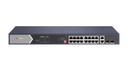 Switch poe+ / 300 m poe larga distancia / 12 puertos poe+ / 4 puertos poe++ / bt (90 w) / 2 puertos sfp / 2 puerto de red gigabi