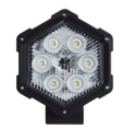 Luz de trabajo ultra brillante, 6 led, 30 watts, 12-24 vcd