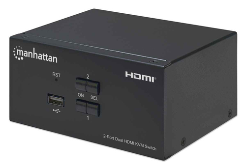 Switch KVM Manhattan 153522 2x USB 4x HDMI