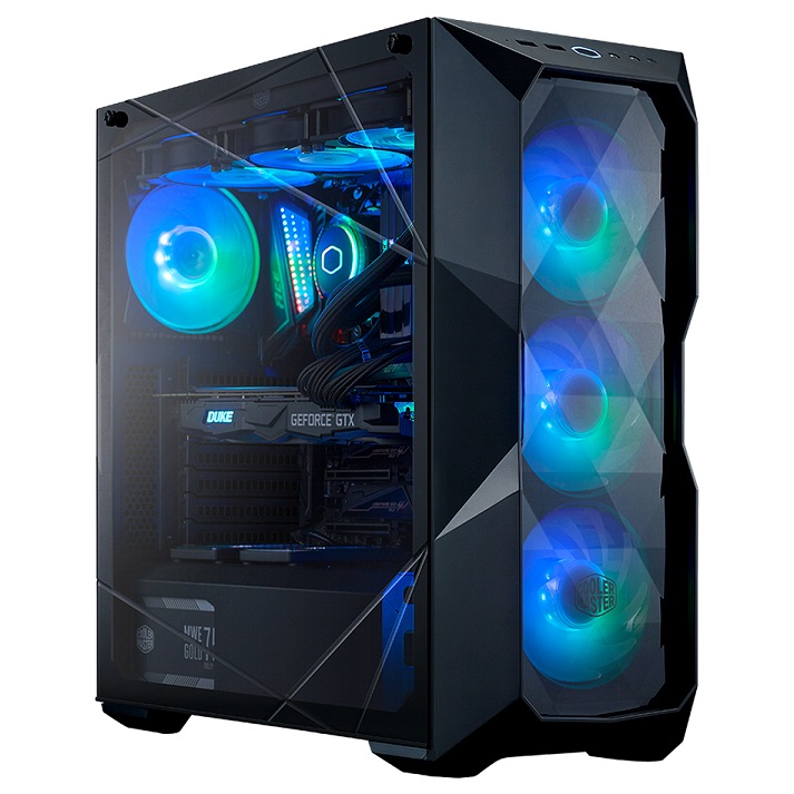 Gabinete Gamer Cooler Master MasterBox TD500 Mid-Tower ATX Sin Fuente