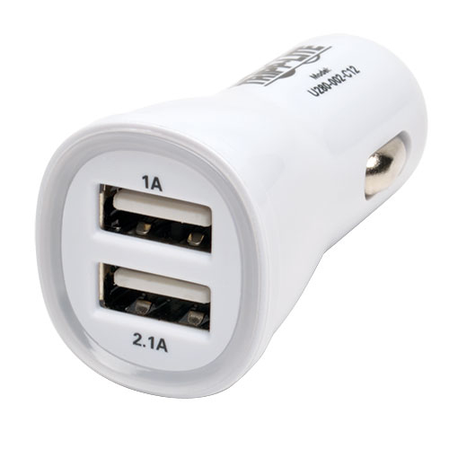 Cargador de auto usb dual para tableta telefono 5v 3.1a 15.5w