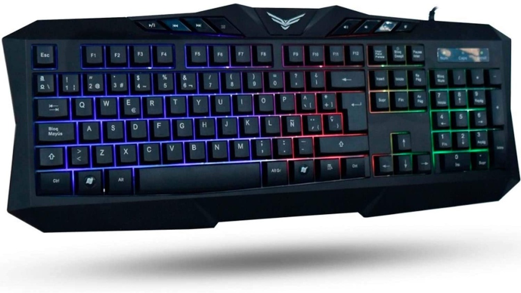 Teclado Gamer Naceb NA-0912 RGB Alámbrico Español