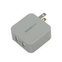 Kit Cargador MobiFree MB-914215 Con Cable USB 1m Micro USB 2 Puertos Blanco