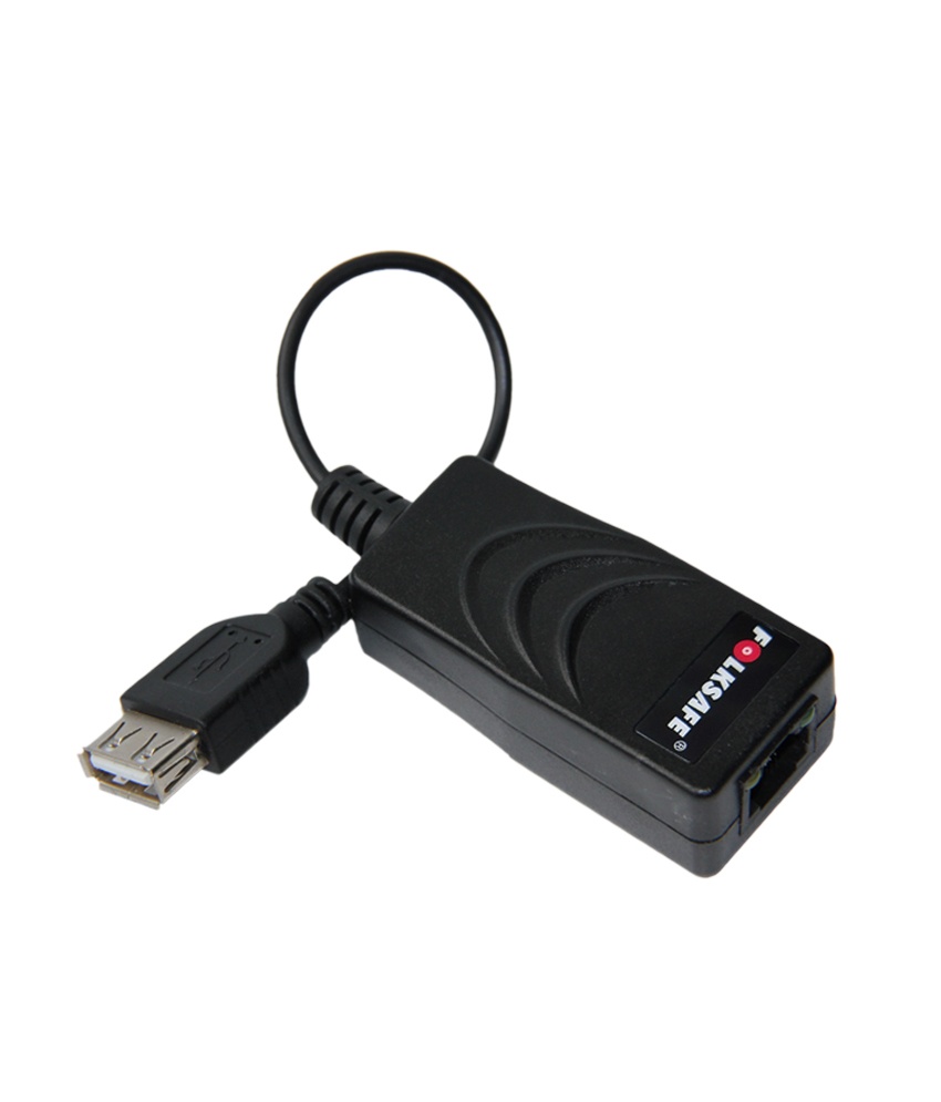 Extensor usb folksafe fs-6201u transmisor/receptor, permite extender dispositivos usb o hub hasta 200mts usb 1.1 y hasta 100mts 