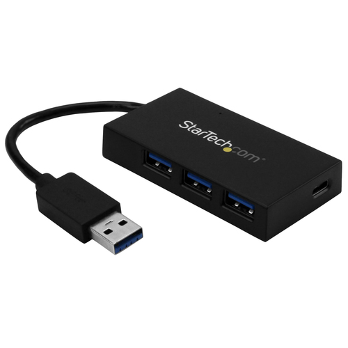 Concentrador hub usb 3.0 de 3 puertos usb-a 1 usb-c