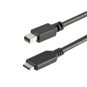 Cable adaptador 1m usb-c a mini displayport 4k60 negro