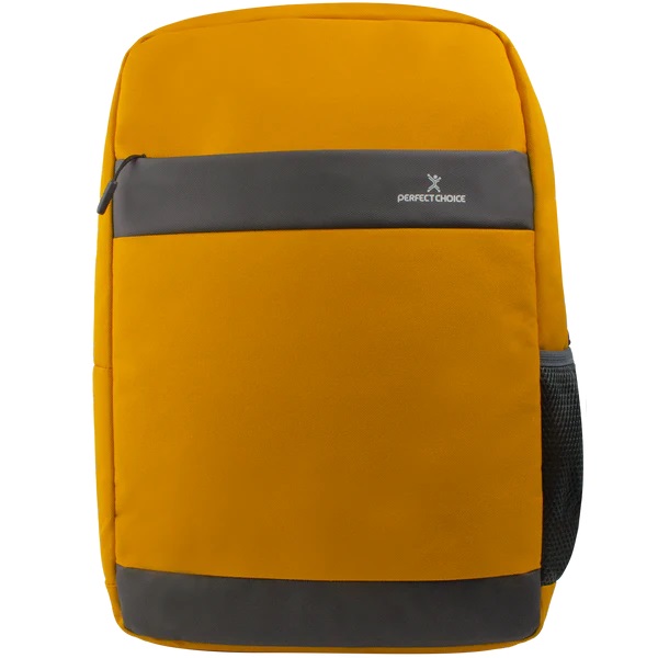 Mochila de Poliéster Bold para Laptop Perfect Choice 15.6" Amarillo