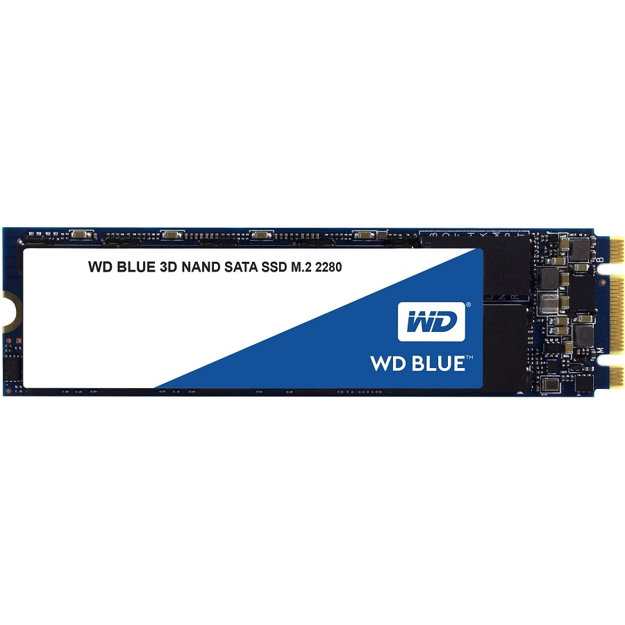 Unidad de estado solido ssd wd blue m.2 2280 500gb sata 3dnand 6gb