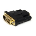 Adaptador hdmi a dvi - dvi-d macho - hdmi hembra - convertidor de video - negro - startech.com mod. hdmidvifm