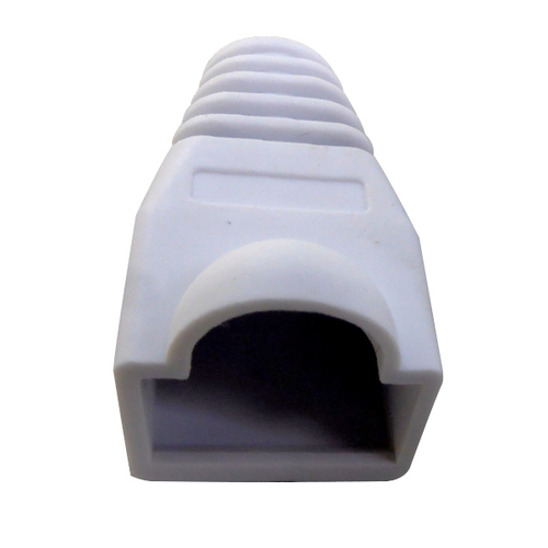 Paquete 10 pza capuchon protector de plastico xcase para conector rj45, gris, acccable24-gr