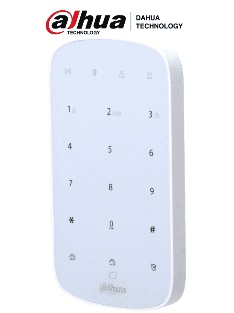 Dahua dhi-ark30t-w2 - teclado inalámbrico para armado y desarmado/ soporta tarjetas mifare/ soporta accesos directos/ indicadore