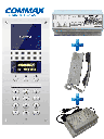Commax audiogate4p - paquete de adio portero para 4 departamentos/ comunicación por audio, conexion a 2 hilos/ incluye distribui