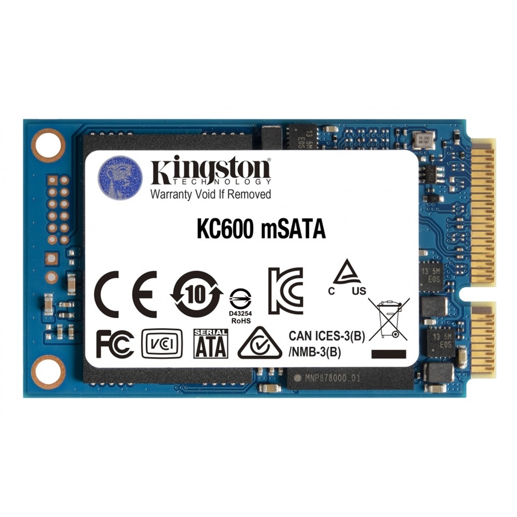 Unidad De Estado Solido SSD Kingston KC600 256GB SATA III mSATA 