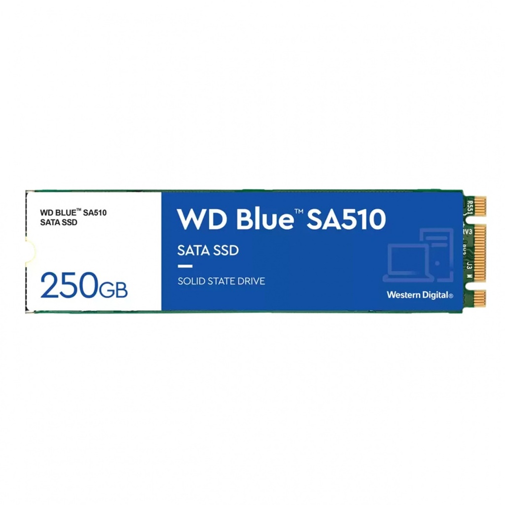 Unidad De Estado Solido SSD Western Digital Blue SA510 250GB SATA III M.2 