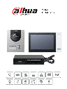 Kit Dahua KTP01L De Videoportero Frente De Calle Monitor Touch de 7" Switch PoE