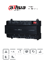 Dahua asc2202b-d - panel de control de acceso de 2 puertas y 4 lectoras/ tcp/ip/ comunicación rs-458 y wiegand/ 100,000 usuarios