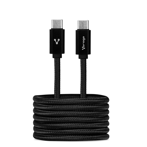 Cable USB C VORAGO CAB-124-BK USB C Macho - USB C Macho 1 Metro