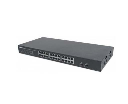 Switch intellinet gb 24 ptos 19 + 2 sfp 561044