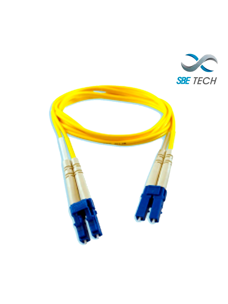 Sbetech jumlclc2msmd- jumper lc-lc sm duplex 2mm/ 2 metros/ upc