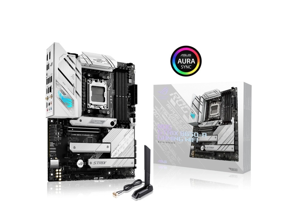 Tarjeta Madre ASUS ATX ROG Strix B650-A GAMING WIFI S-AM5 AMD B650 HDMI 128GB DDR5 para AMD