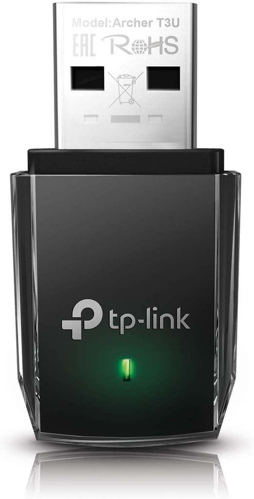 Adaptador de Red USB TP-Link Archer T3U Inalámbrico WLAN 1267 Mbit/s 2.4/5GHz