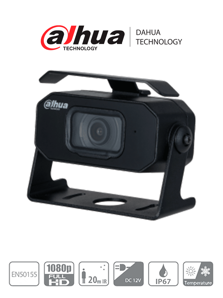 Dahua hmw3200 - cámara cubo para dvr móvil de 2 megapixeles/ lente de 2.8 mm/ 106 grados de apertura/ ir para 20 mts/ a prueba d