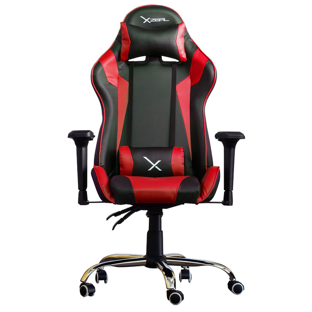 Silla Gamer XZEAL XZ10 Inclinación Ajustable Soporte Lumbar 115Kg