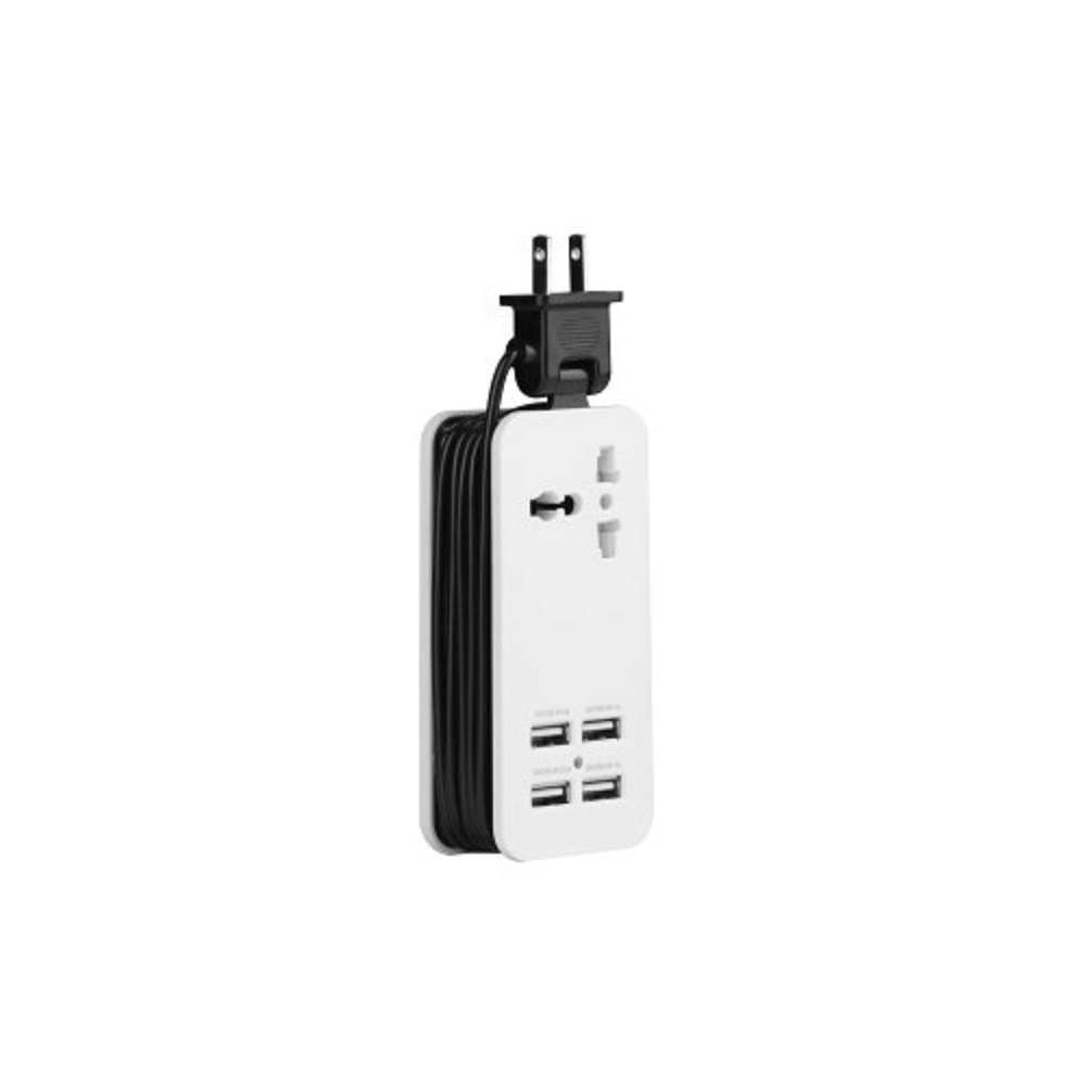 Barra Multicontactos Naceb NA-0705 4x USB 1500W