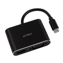 Adaptador Acteck AC-934657 Shift Plus Av420 De Usb-c - HDMI VGA