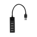 Adaptador USB A 2.0 Acteck USB A Macho - 4x USB A Hembra