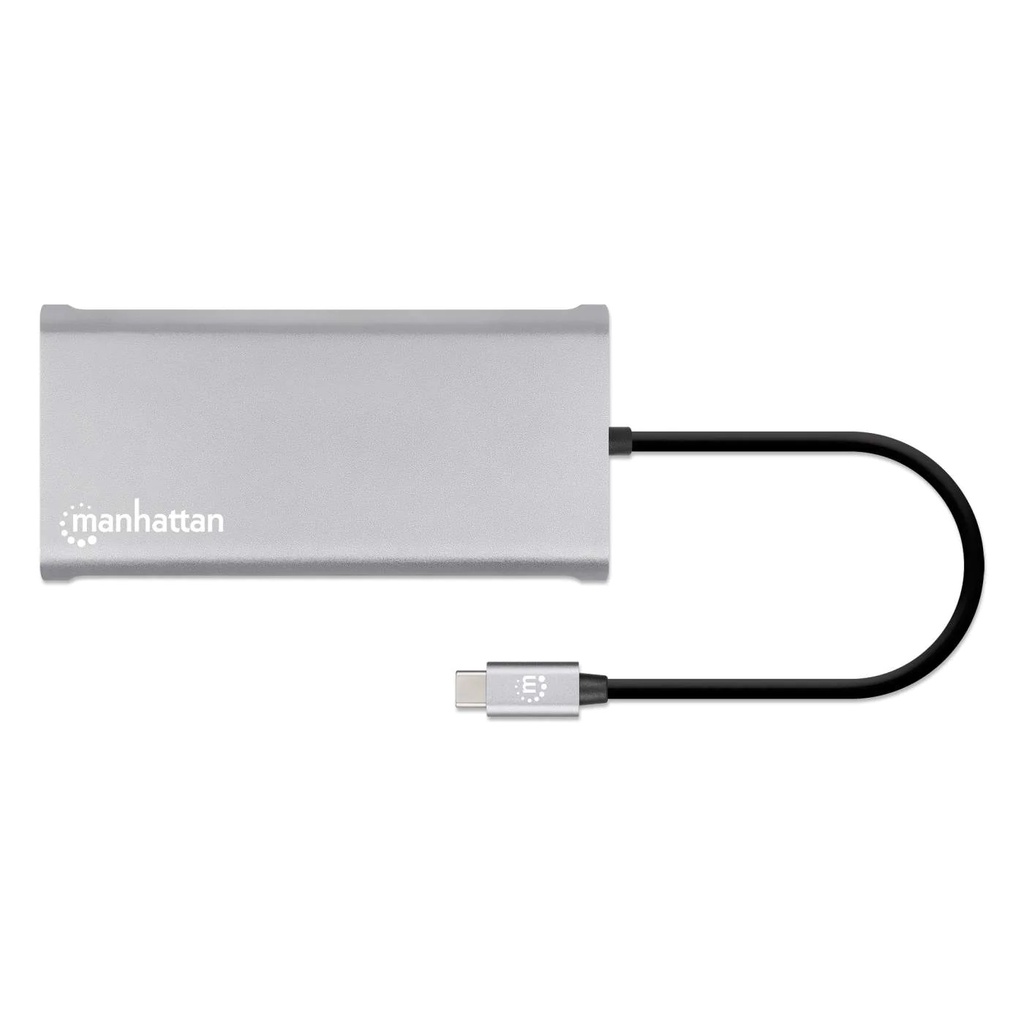 Docking Station Manhattan 130660 USB C - 4x USB 2x USB C 3x HDMI 1x RJ-45 1x SD 1x Micro SD