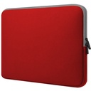 Funda brobotix de neopreno para laptop 15.6 pulgadas, color rojo