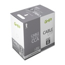 Bobina de cable marca ghia cat6 utp cca color gris 23 awg utp 305m 1000ft certificacin ce