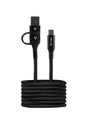 Cable USB A Macho - USB C Macho Vorago 1 Metro Negro