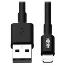 Cable usb tripp-lite m100-010-bk cable de sincronizacion y carga usb a a lightning, certificado mfi - negro, m