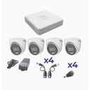 Kit colorvu hikvision kh1080pl4ec turbohd 1080plite dvr 4 canales