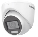 Camara de vigilancia tipo domo hikvision ds-2ce76d0t-lmfs, lente 2.8mm, 2mp, metalica, ip67, 1920x1080 pixeles, vision nocturna,