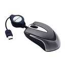 Mouse verbatim travel mini retractil, optico, interfaz usb tipo c, color negro/plata