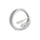 Cable utp xcase ponchado, cat 5, 5mts, gris