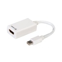 Adaptador steren mini displayport/thunderbolt a hdmi windows/mac color blanco